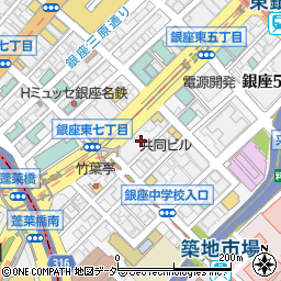 株式会社タンゴオリジンプロダクション銀座スタジオ周辺の地図