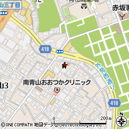 日本基督教団青山教会周辺の地図