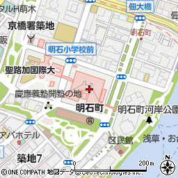 東京都中央区明石町9周辺の地図
