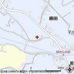 千葉県山武市横田401周辺の地図
