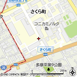 〒191-0063 東京都日野市さくら町の地図