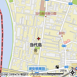 千葉県浦安市当代島1丁目周辺の地図