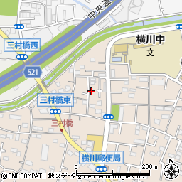 東京都八王子市横川町404周辺の地図