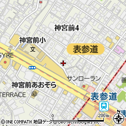 フォレストプラザ表参道周辺の地図