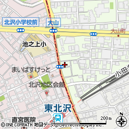 東京都渋谷区大山町13周辺の地図