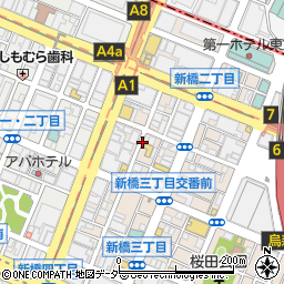 大新橋おさかなセンター周辺の地図