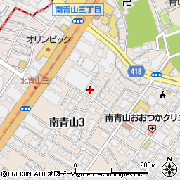 東京都港区南青山3丁目3 18の地図 住所一覧検索 地図マピオン