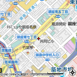 東京都中央区銀座7丁目14周辺の地図