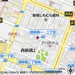 四川料理 川府 西新橋店周辺の地図