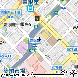 株式会社日立ビルシステム　銀座支店周辺の地図