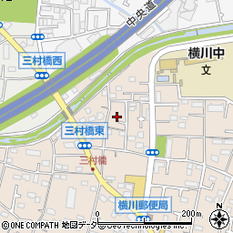東京都八王子市横川町405周辺の地図