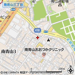 東京都港区南青山3丁目4-5周辺の地図