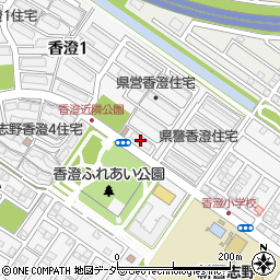 県営習志野香澄第２団地周辺の地図