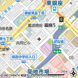 リパーク銀座東駐車場周辺の地図