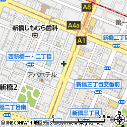 東京都港区西新橋1丁目16周辺の地図