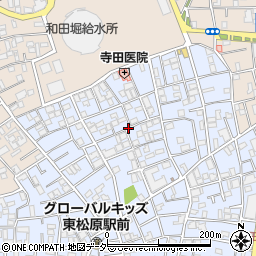 東京都世田谷区羽根木2丁目周辺の地図