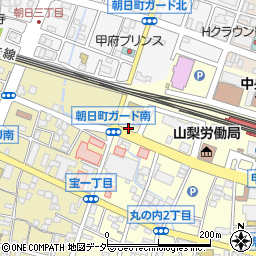 タイムズカー甲府駅前店周辺の地図