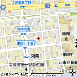 東京都江東区東陽1丁目26周辺の地図