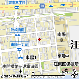 東京都江東区東陽1丁目34-3周辺の地図