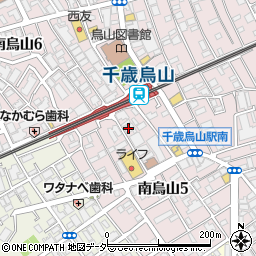 セブンイレブン千歳烏山駅南店周辺の地図