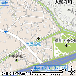 東京都八王子市横川町855周辺の地図