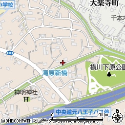 東京都八王子市横川町855周辺の地図