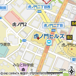 〒105-5502 東京都港区虎ノ門 虎ノ門ヒルズステーションタワー（２階）の地図