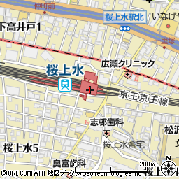 みずほ銀行京王桜上水駅 ＡＴＭ周辺の地図