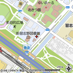 京葉銀行新習志野支店周辺の地図