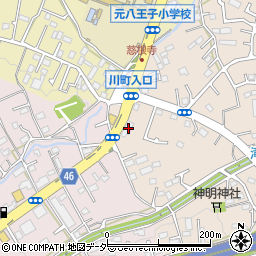 東京都八王子市横川町1118周辺の地図