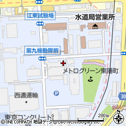 東京都江東区新砂1丁目周辺の地図