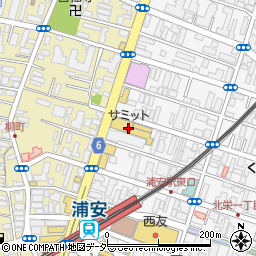 サミットストア浦安駅北口店周辺の地図