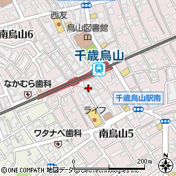 名代箱根そば 千歳烏山店周辺の地図