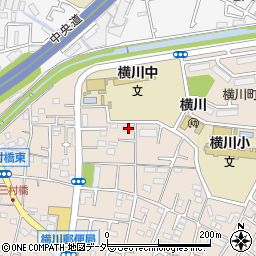 東京都八王子市横川町383周辺の地図