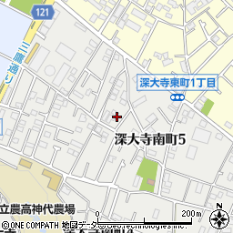 東京都調布市深大寺南町5丁目周辺の地図