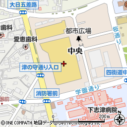 千葉銀行イトーヨーカドー四街道店 ＡＴＭ周辺の地図