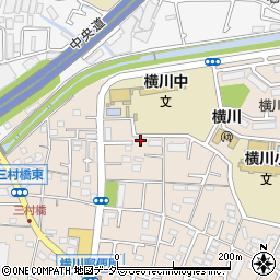 東京都八王子市横川町384周辺の地図
