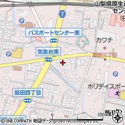 ポレスター飯田管理員室周辺の地図