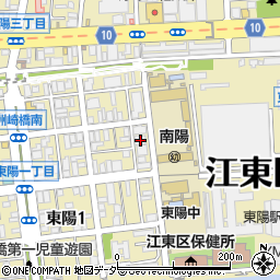 東京都江東区東陽1丁目35-6周辺の地図
