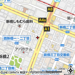 東京都港区西新橋1丁目16-2周辺の地図