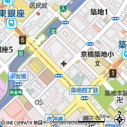 慶友銀座クリニック周辺の地図