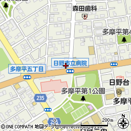 ノムラ薬局　日野市立病院前店周辺の地図
