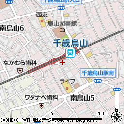 京樽千歳烏山店周辺の地図