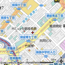 東京都中央区銀座7丁目13周辺の地図