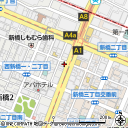 鶏そば PAITAN×PAITAN 新橋店周辺の地図
