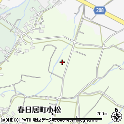 山梨県笛吹市春日居町小松183周辺の地図