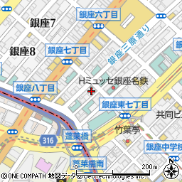 北日本放送株式会社　東京支社周辺の地図