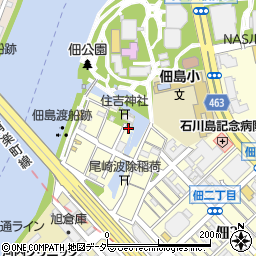 東京都中央区佃1丁目6-10周辺の地図