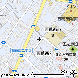 東京都江戸川区西葛西周辺の地図