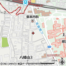 東京都世田谷区八幡山3丁目29-11周辺の地図